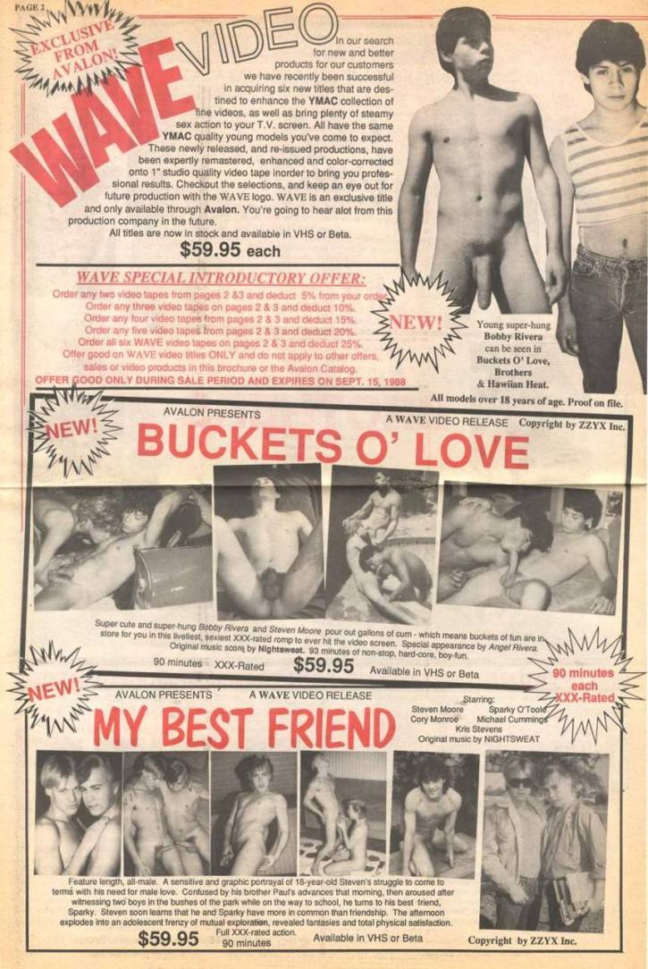 Vhs Porn Ads - MORE Vintage Gay Porn Ads! | Daily Squirt