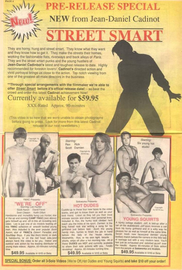 Vintage Porn Ads - MORE Vintage Gay Porn Ads! | Daily Squirt