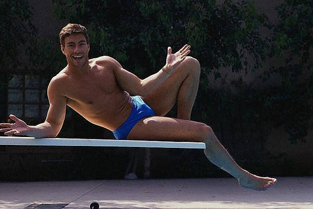 Jean Cloude Van Sex - Actor Jean-Claude Van Damme on Diving Board | Daily Squirt