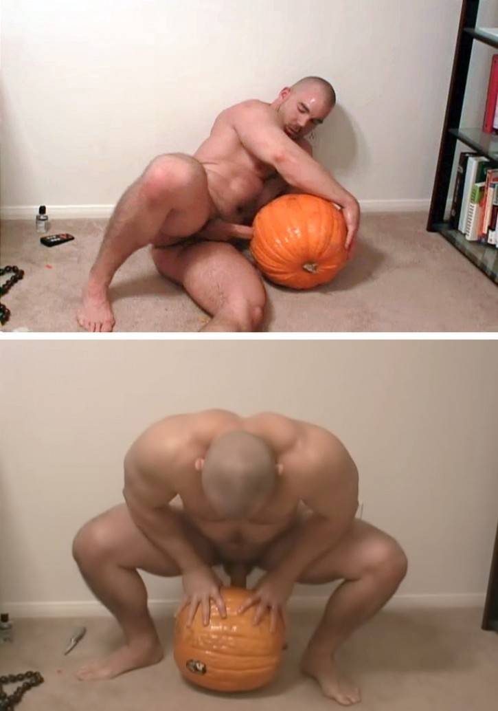 Str8 Jeff Fucks Jack O Lantern Daily Squirt 6068