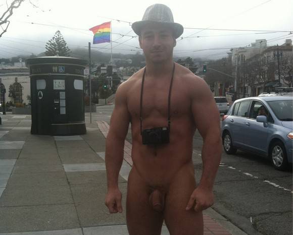 Marc Dylan Walks The Castro District Naked Yay Daily Sq