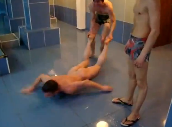 Boys Splashing Around