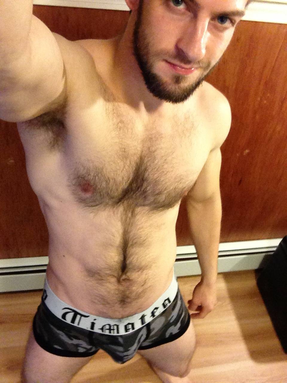 Bravo Delta Models His New Underwear… With You Daily Squirt