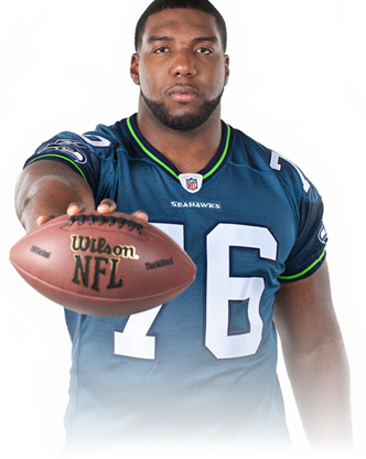We want to see football player Russell Okung naked