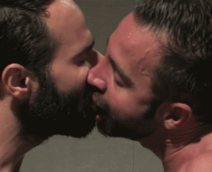 Naked hairy gay bears sex kissing