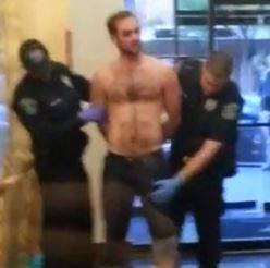 MAN ENJOYS BEING FRISKED BY POLICE