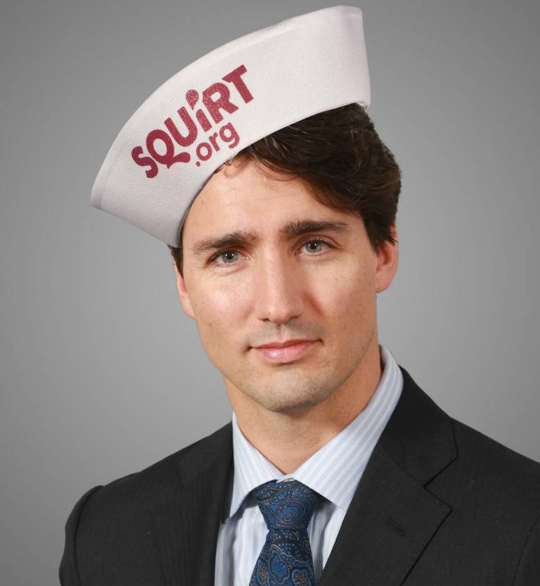 Canadian Prime Minister Marching in Toronto Pride