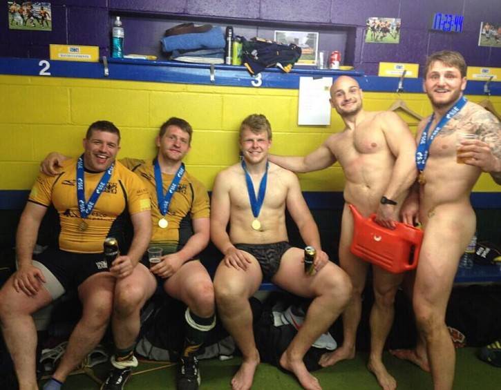 Rugby Team Undressing