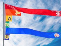 UK Election Results Flag