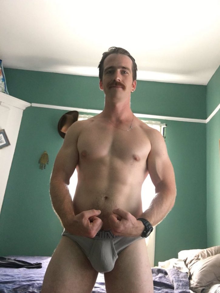 Model Of The Day Hunky Mustachioed Nate Stetson Daily Squirt