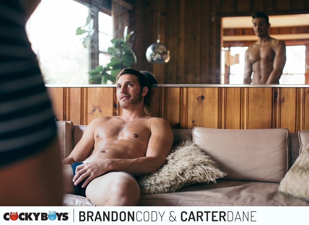 Brandon & Carter enjoy more playful foreplay AND RAW FUCKING @ COCKY BOYS…