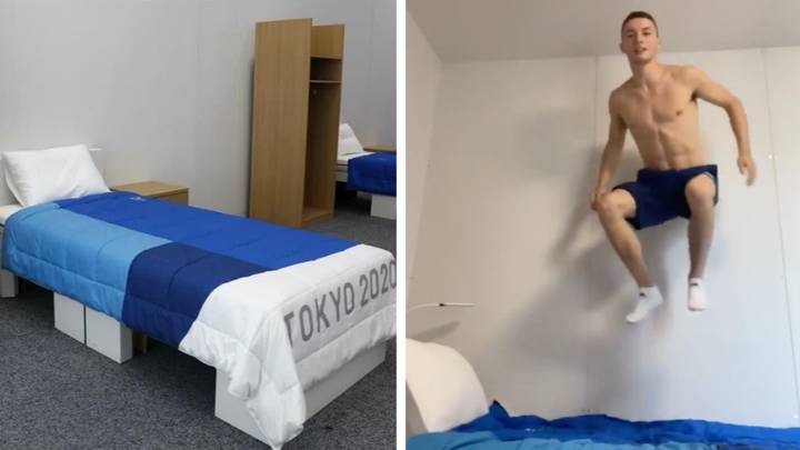 ANTI-SEX BEDS?!!! HOT OLYMPIAN DUDES TEST THEM OUT…