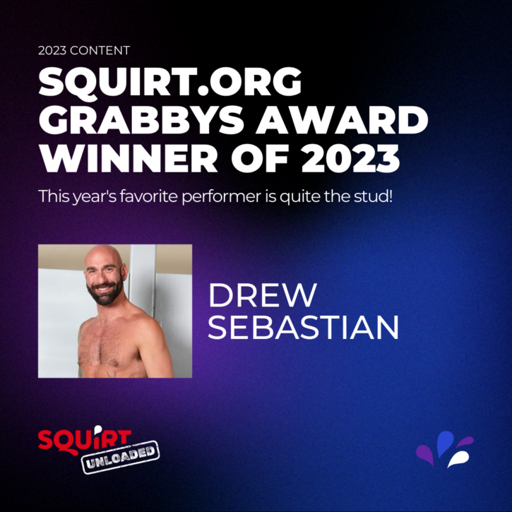 gay onlyfans content creator drew sebastian as top gay actor grabby awards winner 2023