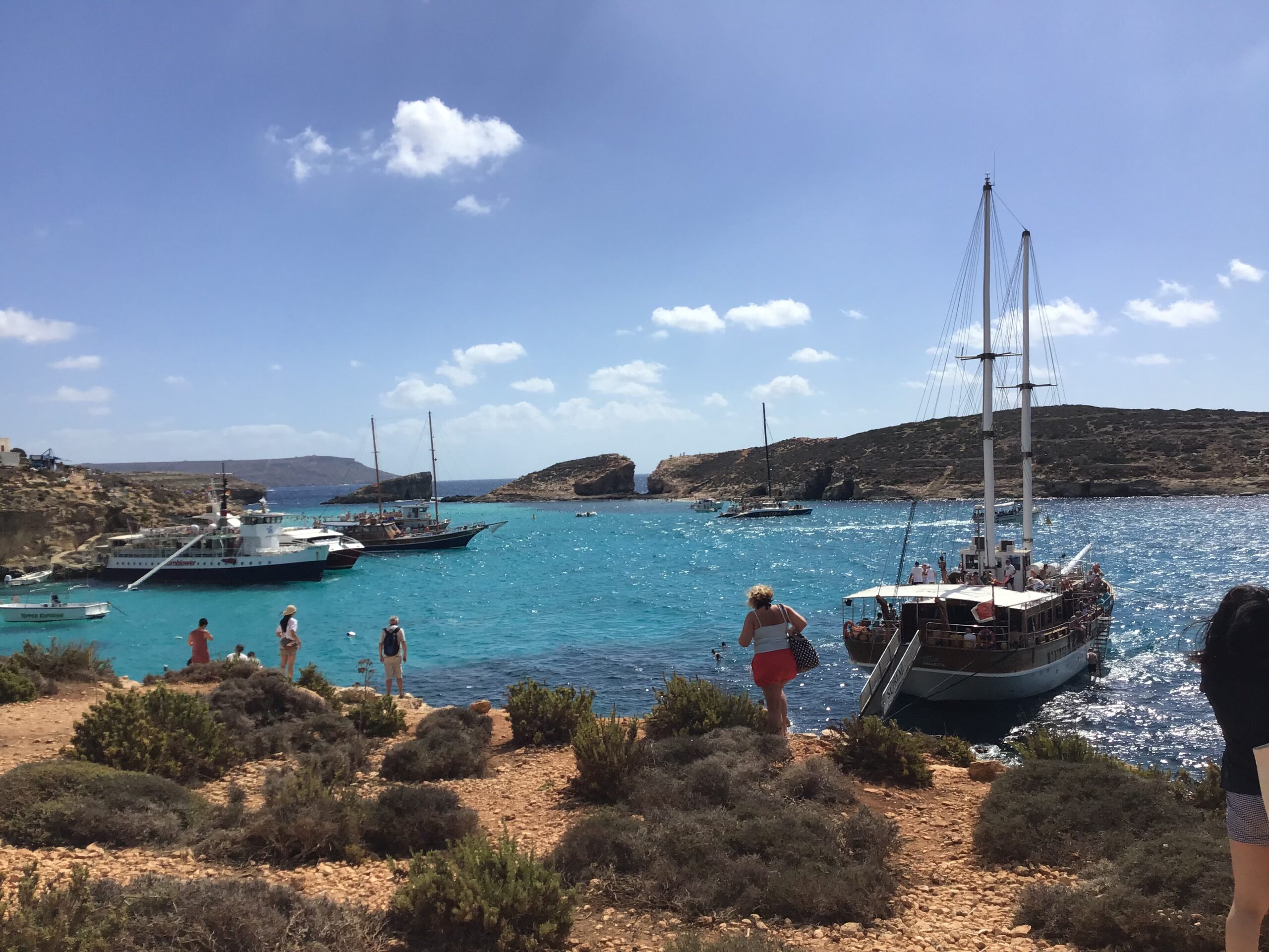 The Blue Lagoon is a fantastic place to snorkel. The water appears blue from a distance, but is crystal clear and full of colourful fish