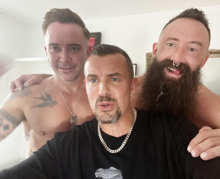 Danny Dagenham post-shoot with Zak Anderson and CJ